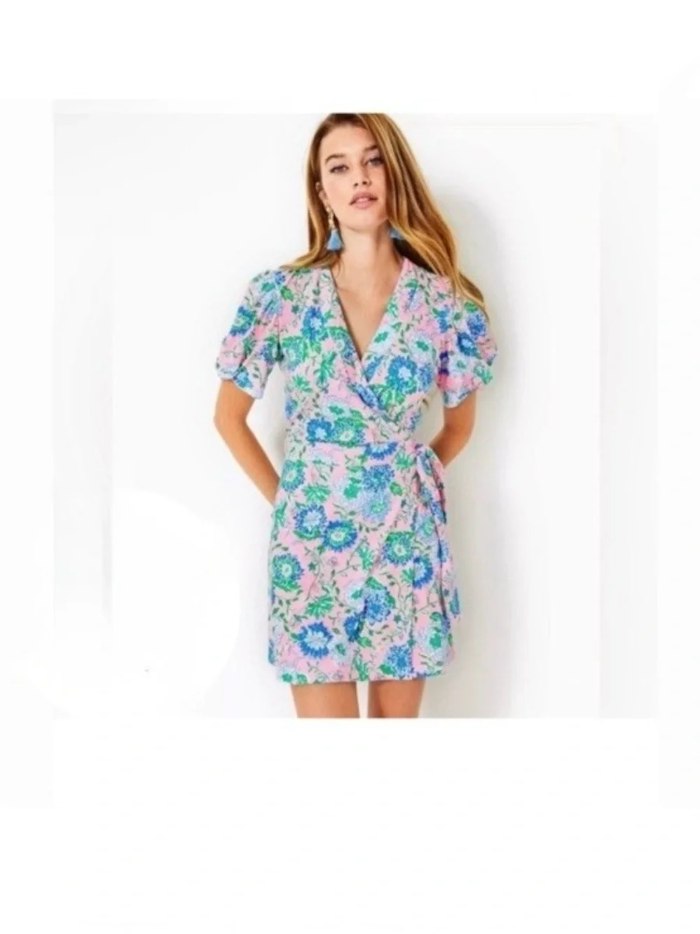 Lilly Pulitzer wrap dress romper
